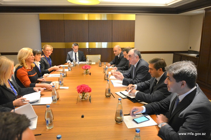 Azerbaijani FM meets with Croatian President 